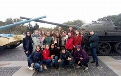 Студенти відвідали Меморіальний комплекс музею Історії України у Другій світовій війні