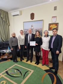 ВІДБУЛОСЯ УРОЧИСТЕ ВРУЧЕННЯ ДИПЛОМА ДОКТОРА ФІЛОСОФІЇ БОГОЛЄПОВІЙ АЛІНІ ВІТАЛІЇВНІ