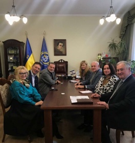THE UEM RECTOR MYKOLA KYRYCHENKO CONDUCTED A MEETING WITH THE HEADS OF GOLDA MEIR UKRAINIAN-ISRAEL INSTITUTE FOR THE DEVELOPMENT OF CIVIL SOCIETY