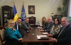 THE UEM RECTOR MYKOLA KYRYCHENKO CONDUCTED A MEETING WITH THE HEADS OF GOLDA MEIR UKRAINIAN-ISRAEL INSTITUTE FOR THE DEVELOPMENT OF CIVIL SOCIETY
